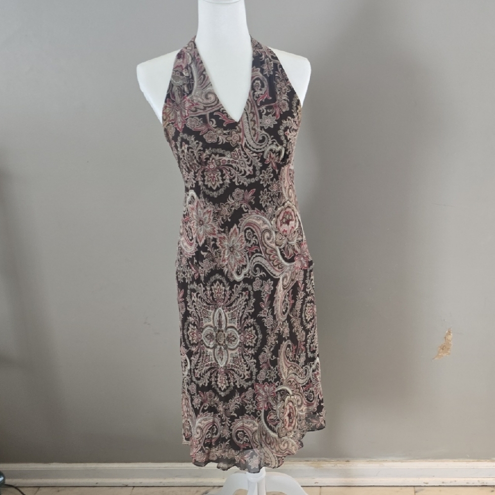 Ann Taylor Brown Y2K Dress